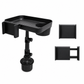3 in 1 Multifunctional Car Cup Holder Phone Mount with Tray and Storage Organizer