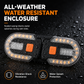 USB Rechargeable Bike Turn Signal Tail Light with Wireless Remote Control Detachable Bicycle Warning Light for Night Riding