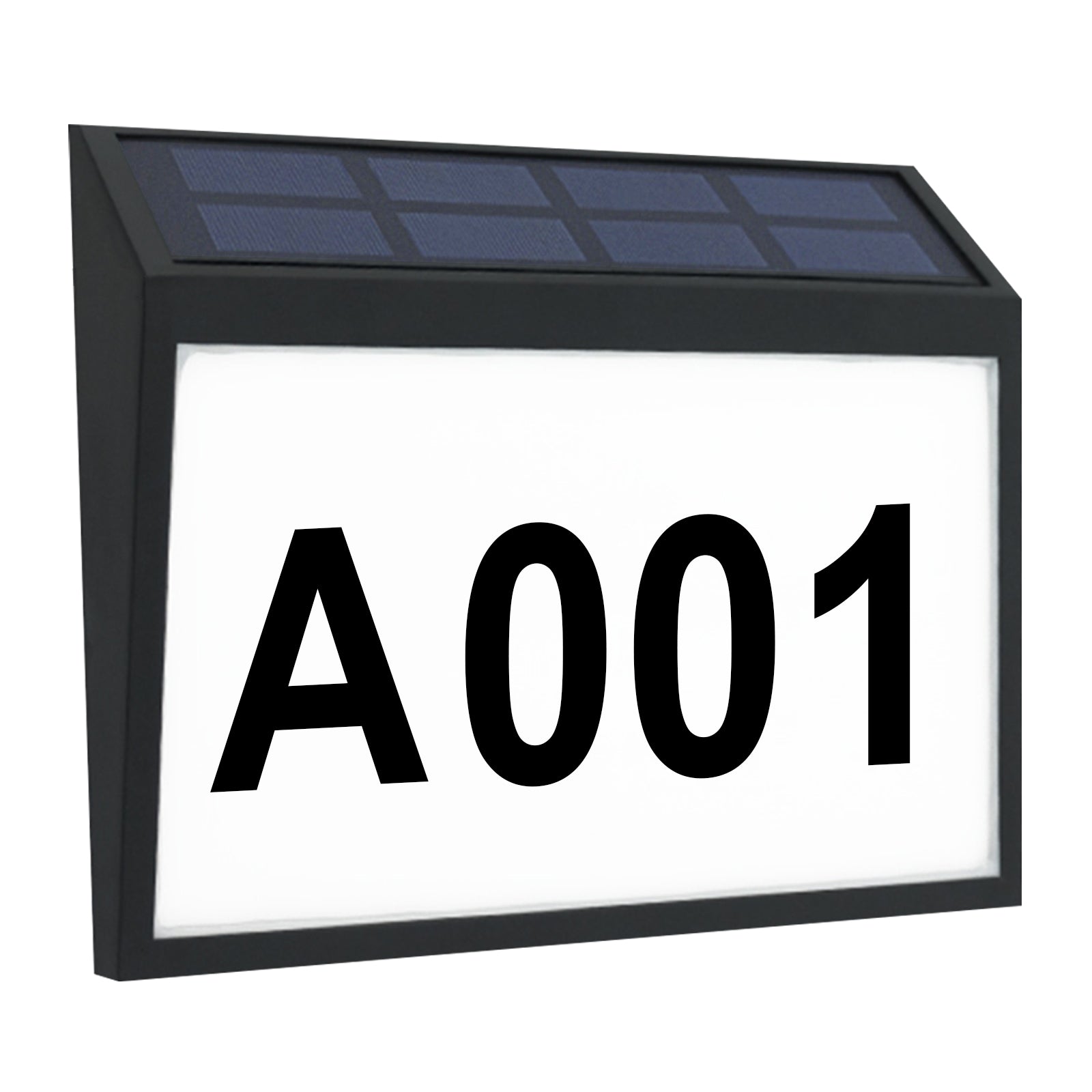 Solar-Powered Address Sign Waterproof LED Light – bling-furnitureshop