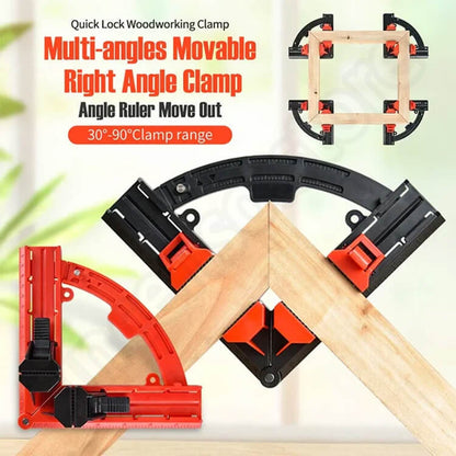 Multi-Angle Adjustable Corner Clamp for Woodworking