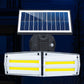 Outdoor Motion Sensor Solar Lights - 2 Adjustable Light Heads