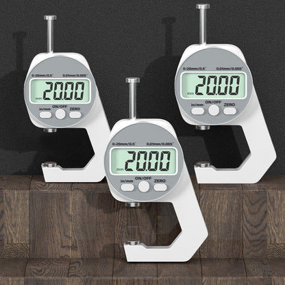 Digital thickness gauge with LCD display