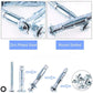 Self-Drilling Drywall Anchor with Screw Kit  Universal Anchor Bolts