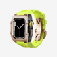 Fluoroelastomer Band Titanium Case Retrofit Kit For Apple Watch