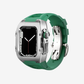 Fluoroelastomer Band Titanium Case Retrofit Kit For Apple Watch