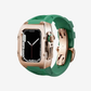 Fluoroelastomer Band Titanium Case Retrofit Kit For Apple Watch