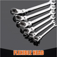 Open Tubing Ratchet Wrench (Fixed Head-Flexible Head 2 IN 1)