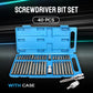 40 PCS Screwdriver Bit Set with Case