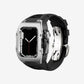 Fluoroelastomer Band Titanium Case Retrofit Kit For Apple Watch
