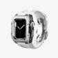 Fluoroelastomer Band Titanium Case Retrofit Kit For Apple Watch