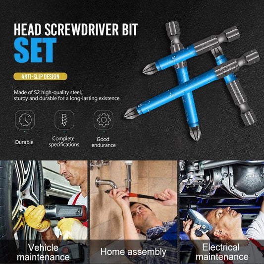 Anti-slip screwdriver head
