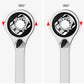Multifunctional Double-headed Two-way Metric And Inch Socket Ratchet Wrench Quick Dual-use 16-in-1