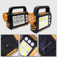 Multi-Functional Solar Rechargeable Floodlight